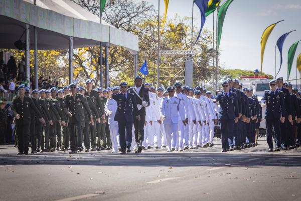 Na capital federal, a comemoração oficial pela Independência do Brasil foi realizada na manhã desta quinta-feira (07/09), na Esplanada dos Ministérios