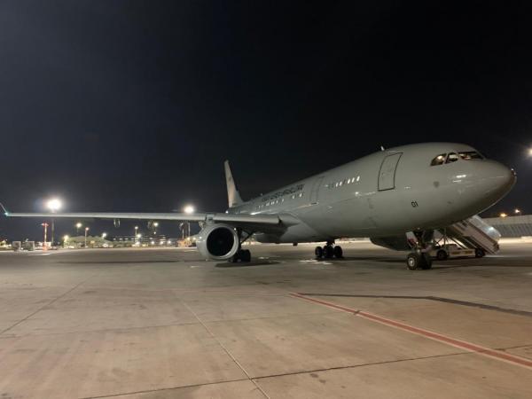 Mais de 200 repatriados retornaram ao país em uma aeronave KC-30 da Força Aérea Brasileira na madrugada desta quarta-feira (11/10)