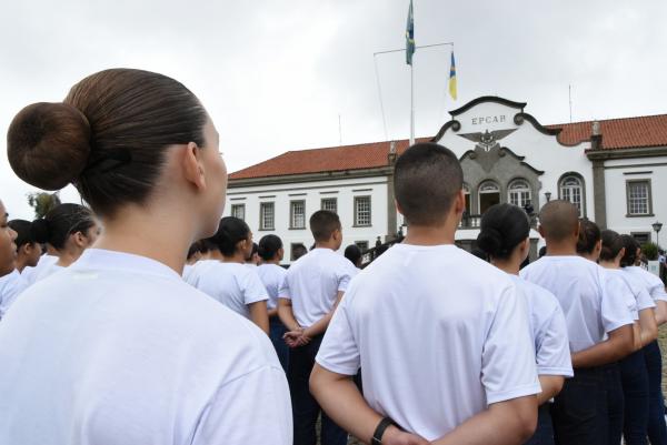 Ao todo, 145 futuros alunos se apresentaram na Nascente do Poder Aéreo para início da realização do Estágio de Adaptação  