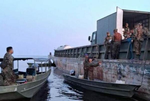 Embarcações da COMARA foram empregadas na Operação Conjunto AMANACI para o transporte de mantimentos, água potável e medicamentos às comunidades locais