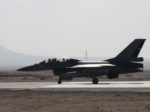 Aeronave F-16 do Grupo 8 da FACh