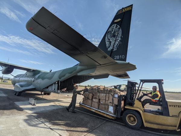  Saiba como funciona a distribuição de doações na Base Aérea de Canoas