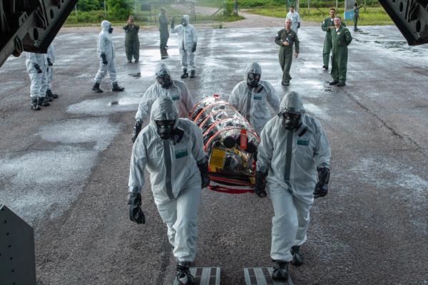 O encerramento do Exercício Operacional de Evacuação Aeromédica com foco em Defesa Biológica, Nuclear, Química e Radiológica (EXOP EVAM DBNQR) ocorreu nesta sexta-feira 16/05 O encerramento do Exercício Operacional de Evacuação Aeromédica com foco em Defesa Biológica, Nuclear, Química e Radiológica (EXOP EVAM DBNQR) ocorreu nesta sexta-feira 16/05