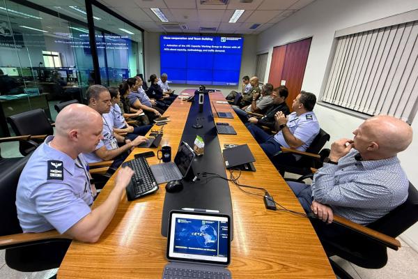 Reunião do DECEA com EUROCONTROL para tratar da gestão de capacidade