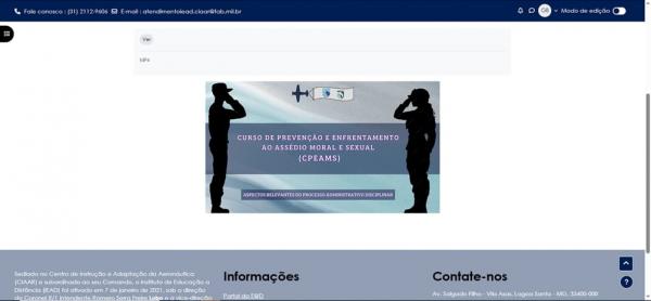 A iniciativa capacitou mais de 600 militares e servidores civis do COMAER por meio de ensino a distância A iniciativa capacitou mais de 600 militares e servidores civis do COMAER por meio de ensino a distância