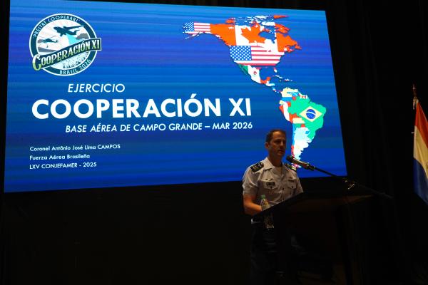 Evento no Paraguai destaca integração das Forças Aéreas das Américas, planejamento de exercício no Brasil e homenagens a militares da FAB por contribuição ao SICOFAA Evento no Paraguai destaca integração das Forças Aéreas das Américas, planejamento de exercício no Brasil e homenagens a militares da FAB por contribuição ao SICOFAA