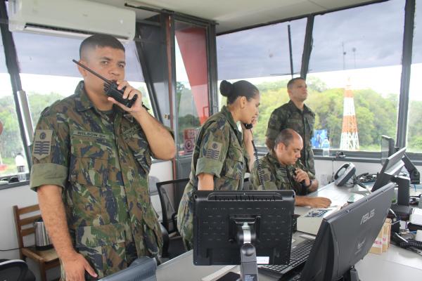 A missão, conduzida pelo Departamento de Controle do Espaço Aéreo, teve como objetivo garantir a segurança e a fluidez do tráfego aéreo no município de Parintins A missão, conduzida pelo Departamento de Controle do Espaço Aéreo, teve como objetivo garantir a segurança e a fluidez do tráfego aéreo no município de Parintins