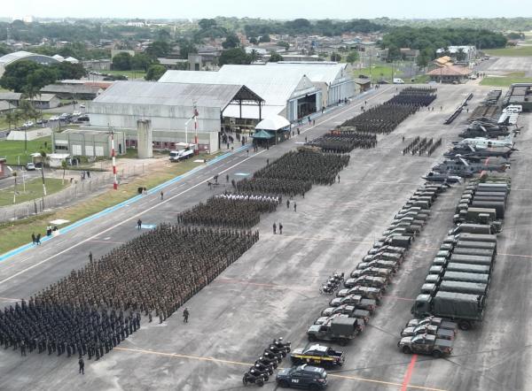 Mais de 3 mil militares atuarão na segurança e no controle do espaço aéreo durante a conferência da ONU