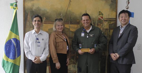 Visita reforça cooperação entre a FAB e a Organização de Aviação Civil Internacional