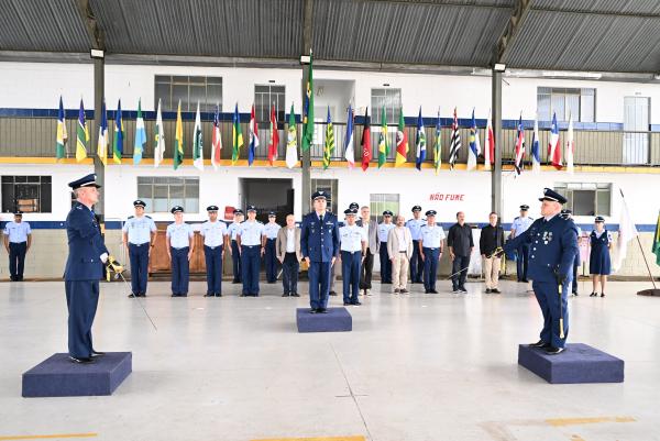 Cerimônia também foi marcada pela despedida do Capitão Especialista em Serviços de Engenharia, Leonardo José Copati do serviço ativo