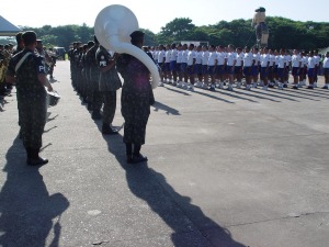 Tropa da FAB e Banda do Exército