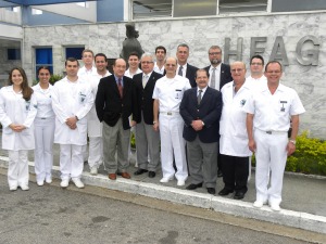 Equipe participante do mutirão de cirurgia plástic