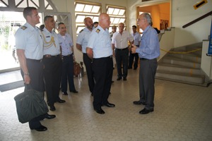 Comitiva Italiana visita o Museu Aeroespacial